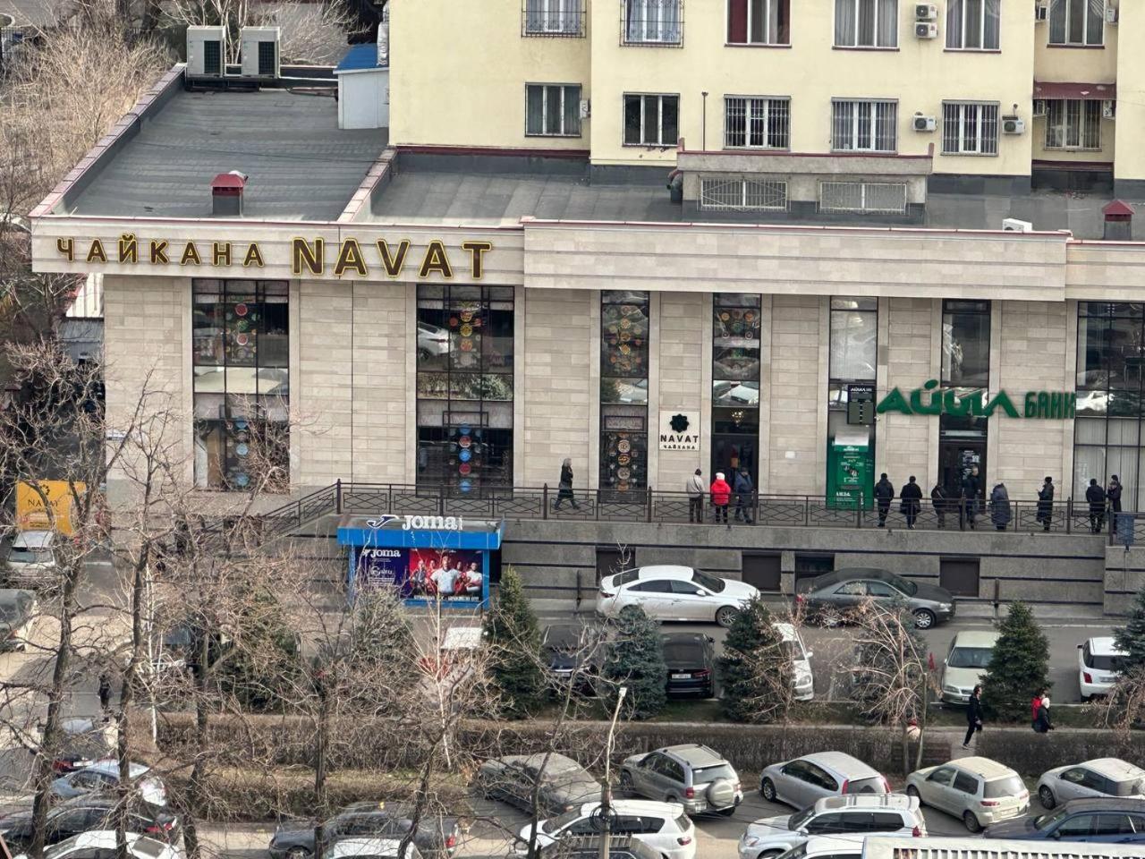 Apartment With City View On Sydykova St. 123 Bishkek Exterior foto